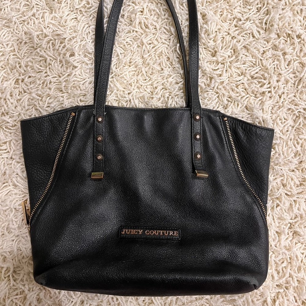 Juicy Couture genuine leather hobo bag